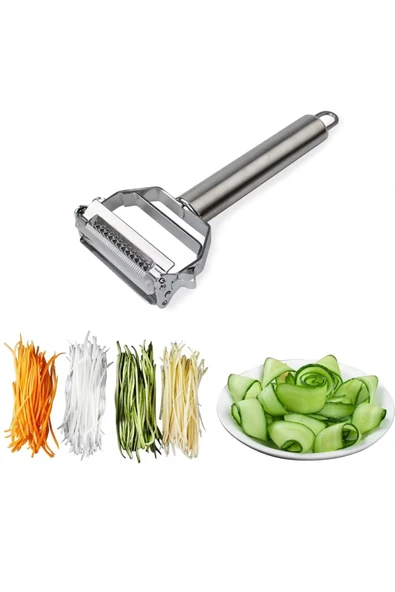 Paslanmaz Çelik Jülyen Soyucu Julien Dograyıcı Rende 1 Adet - 6