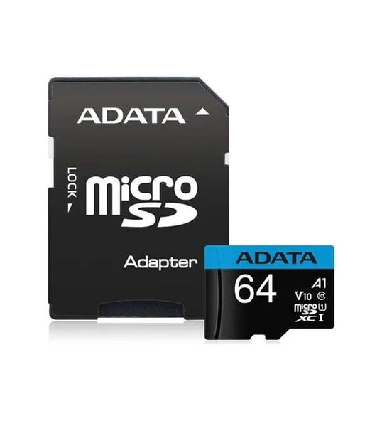ADATA AUSDX64GUICL10A1-RA1 PREMIER 64GB 100MB/s CLASS10 A1 ADAPTÖRLÜ MICROSDHC HAFIZA KARTI - 2