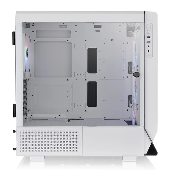 THERMALTAKE CA-1X5-00M6WN-00 Ceres 500 TG ARGB Mid Tower Chassis Beyaz/White Oyuncu Kasasi - 3