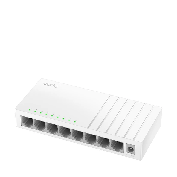 CUDY FS108D_EU_V3.0 FS108D 8 Port 10/100Mbps Fast Ethernet Desktop Switch - 3