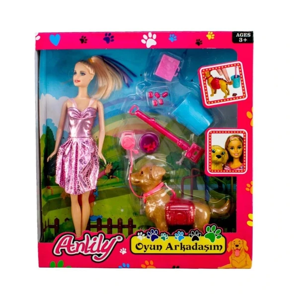 Nessiworld Anlily Bebek ve Oyun Arkadaşım Köpek - Resim 3