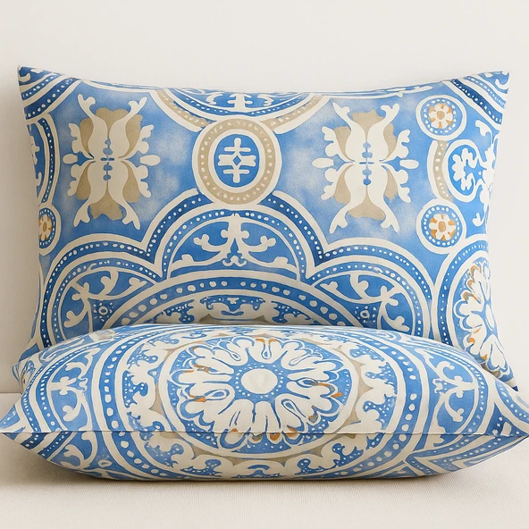 Elegance Home %100 Pamuk 2'li Yastık Kılıfı - 1