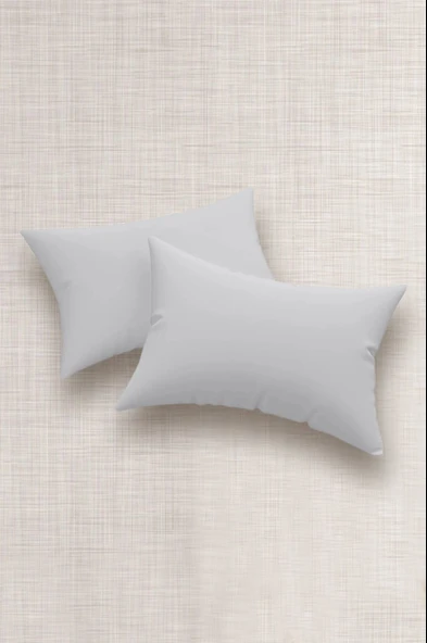 Upstyle 2li Yastık Kılıfı Solid Gri - 3