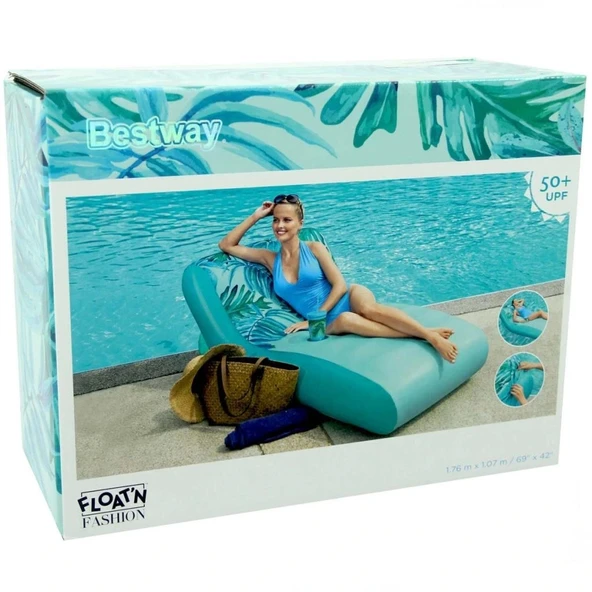 Nessiworld Bestway Lüks Şişme Şezlong Koltuk 176 x 107 cm - 3