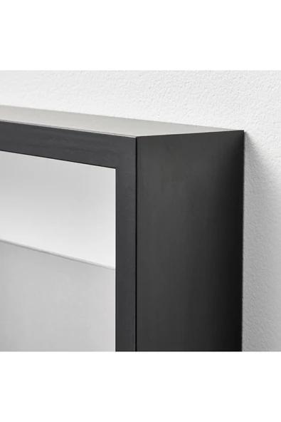 Sannahed 50x50 Cm Siyah Çiçek Eşya Konabilen Derin Kutu Çerçeve Ahşap Fotoğraf Resim Çerçevesi - Resim 3