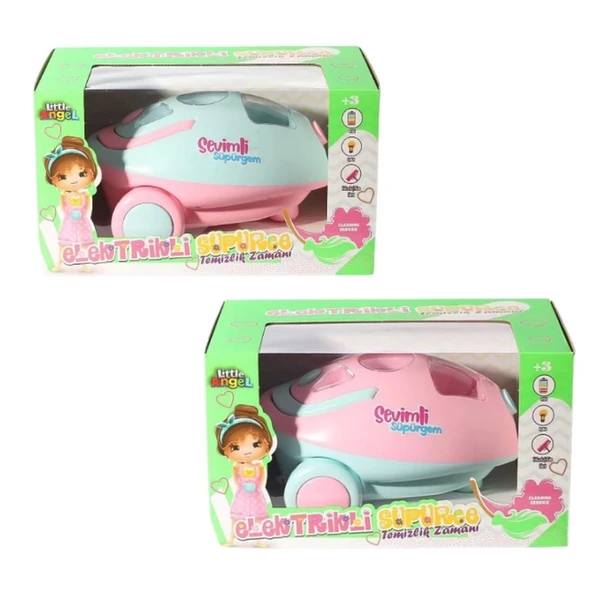 Nessiworld Sevimli Süpürgem Pilli Elektrik Süpürgesi - Resim 3