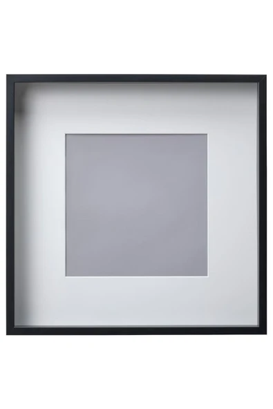 Sannahed 50x50 Cm Siyah Çiçek Eşya Konabilen Derin Kutu Çerçeve Ahşap Fotoğraf Resim Çerçevesi - Resim 4