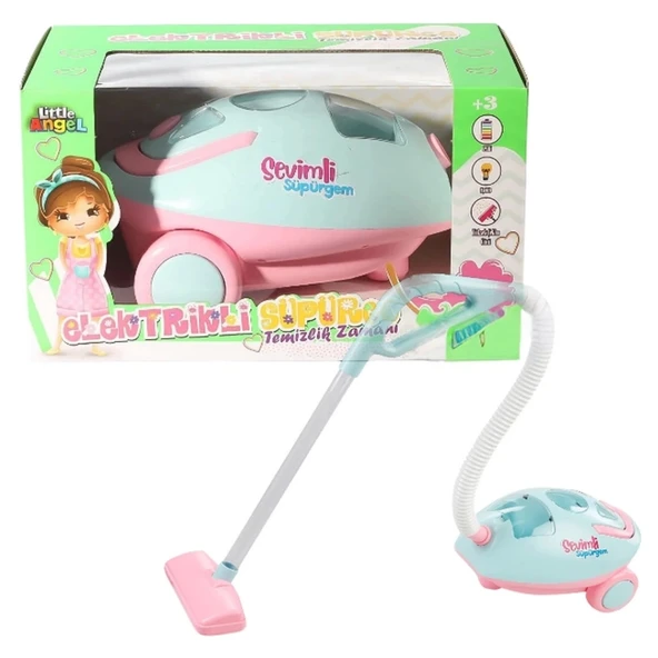 Nessiworld Sevimli Süpürgem Pilli Elektrik Süpürgesi ürün görseli 1