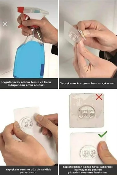 Kendiliğinden Yapışkanlı Dekoratif Tekli Sabunluk Siyah - 10