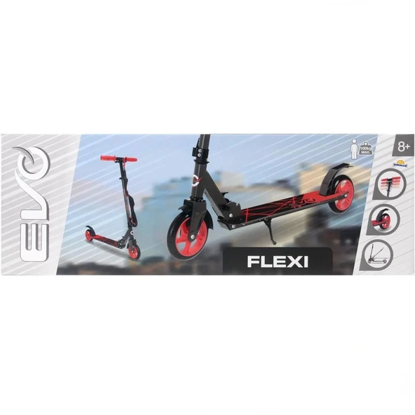Nessiworld Evo Flexi 2 Tekerlekli Scooter Kırmızı - 4