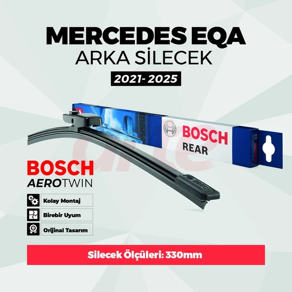 MERCEDES-BENZ EQA 300 Bosch Aerotwin Arka Silecek Takımı (2021-2025) ürün görseli 1