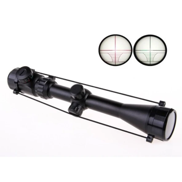SP 3-9x40 Zoomlu Çıft Işıklı Dürbün Ve Montaj Kelepçeli - 2
