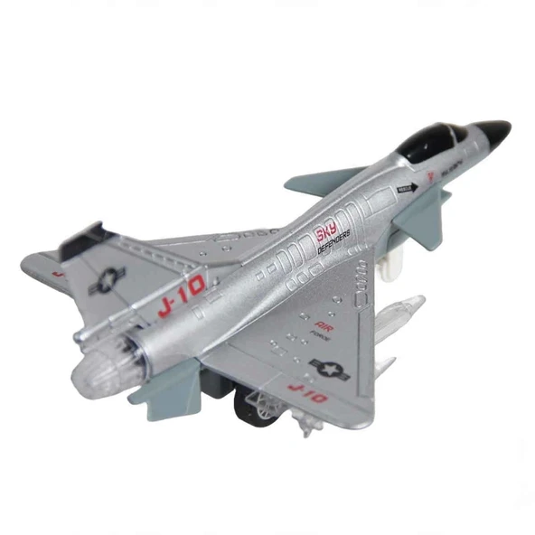 Nessiworld Metal Çekbırak Savaş Uçağı - 5