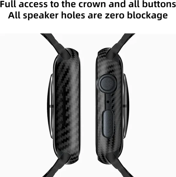 iiteeology Apple Watch Ultra 2 Kasa/Ultra Kasa 49 mm ile uyumludur Siyah