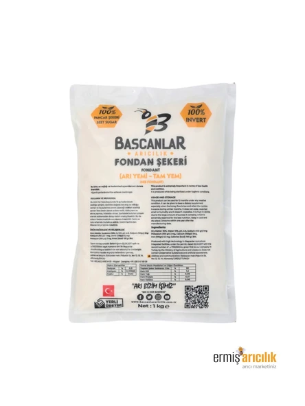Başcanlar Fondan Arı Yemi 1 kg - 1