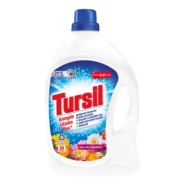 Tursil Jel Kır Çiçekleri 33 Yıkama 2.145 L