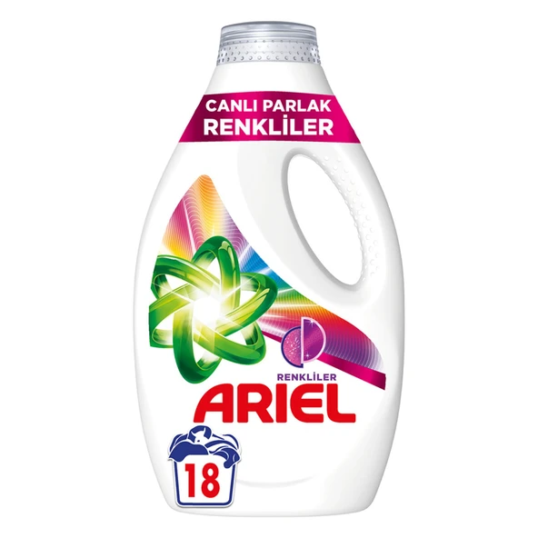 Arıel Sıvı Deterjan Renkliler 18 Yıkama 900Ml