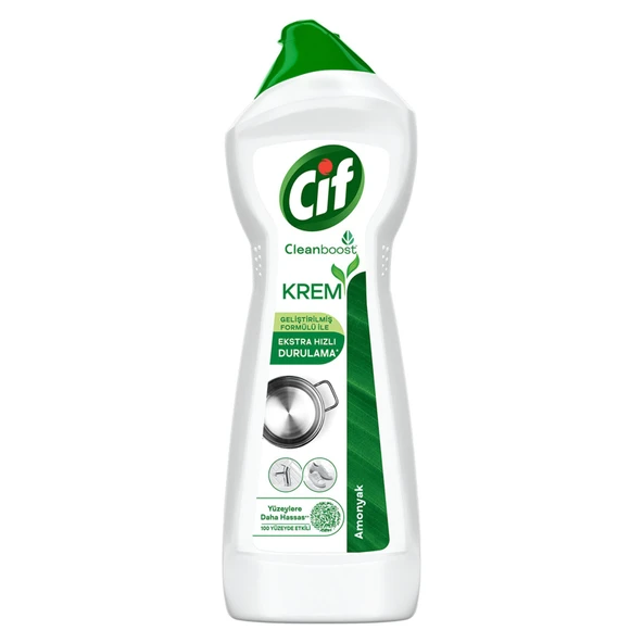 Cif Krem Yeni Nesil Yüzey Temizleyici Amonyak 750 Ml