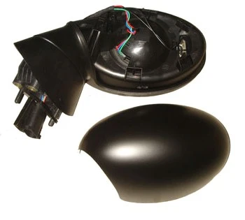 MINI COOPER- 02/07; KAPI AYNASI SOL ELEKTRİKLİ KATLAMASIZ 5PİNLİ SİYAH (POLYWAY) - 2