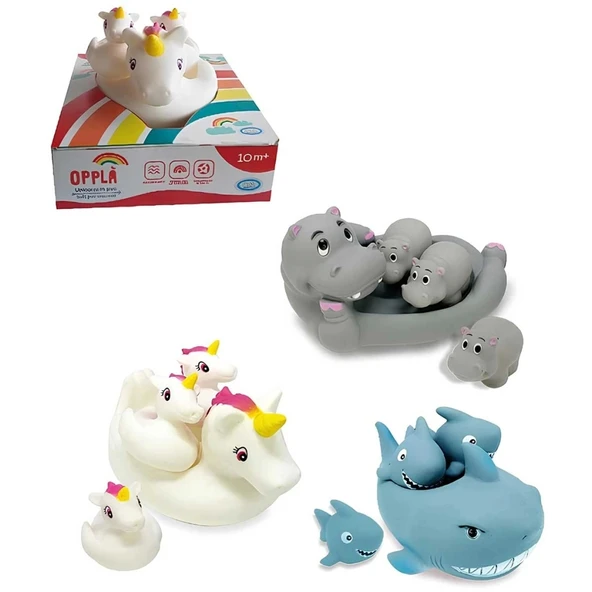 NessiWorld Oppla Sevimli Vinil Banyo Oyuncakları 47403 - Resim 3