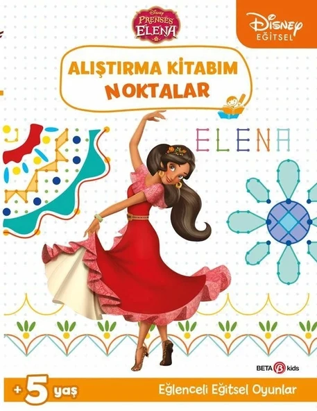 NessiWorld Disney Eğitsel Prenses Elena Alıştırma Kitabım Noktalar