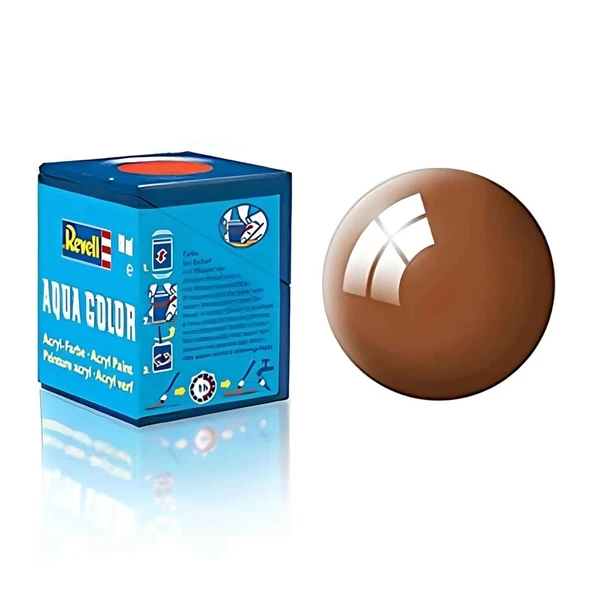 NessiWorld Revell 80 -Aqua Color Mud Brown - Gloss Boya- 18 ml ürün görseli 1