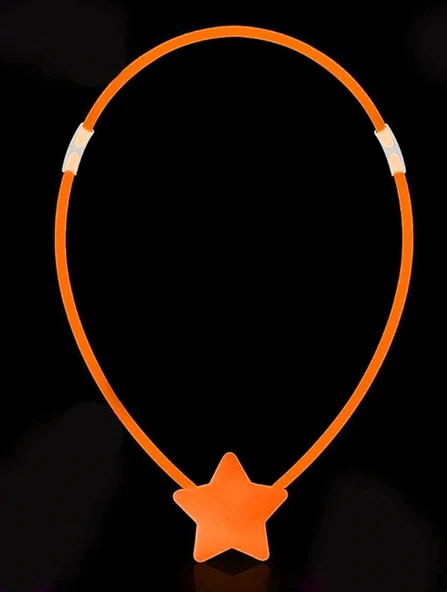 Nessiworld   Glow Stick Yıldız Kolye - Glow Kolye - Glow Stick Partisi Yıldız Kolye 6 Adet - 5