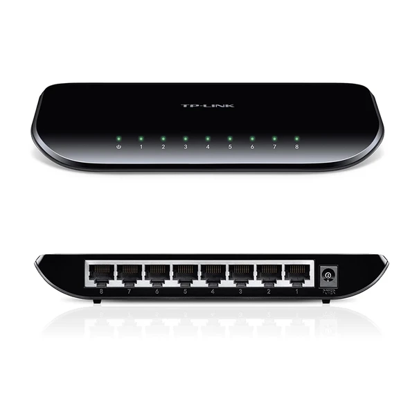 TP-LINK TL-SG1008D 8PORT 10/100/1000 YÖNETİLEMEZ SWITCH - Resim 2