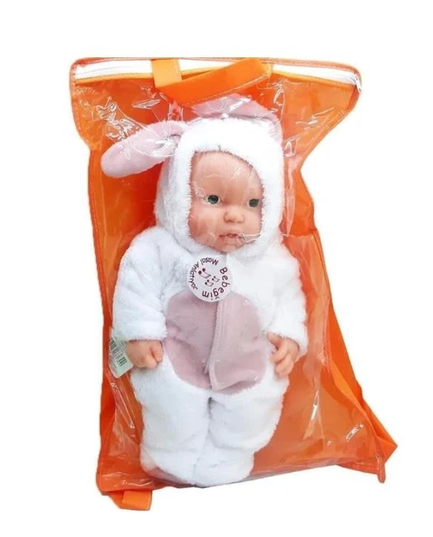 Oyuncak Tavşan Kostümlü Masal Anlatan Et Bebek 40 cm - 3
