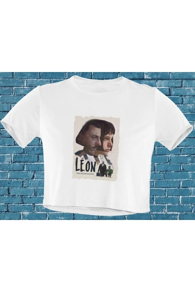 playbackmoda Akiki Tasarım, Leon & Mathilda Fan Dizayn, Film Afişi Tasarım, Beyaz Crop ürün görseli