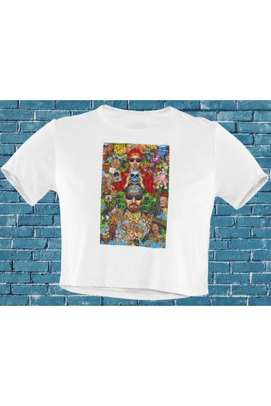playbackmoda Akiki Tasarım, Breaking Bad Fantastik Fan Dizayn, Film Poster Beyaz Crop (yarım Tişört) , M ürün görseli