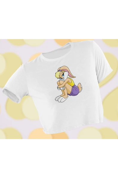 playbackmoda Crop-top Lola Bunny Baskılı Yarım Tişört ürün görseli