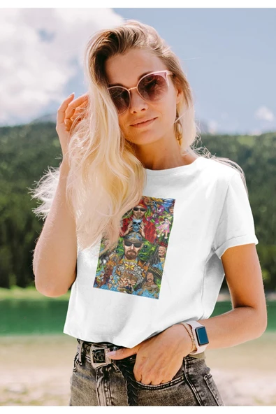 playbackmoda Akiki Tasarım, Breaking Bad Fantastik Fan Dizayn, Film Poster Beyaz Crop (yarım Tişört) , M - Resim 2