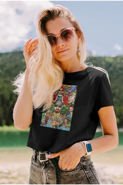 playbackmoda Akiki Tasarım, Breaking Bad Fantastik Fan Dizayn, Film Poster Siyah Crop (yarım Tişört) , L - Resim 2