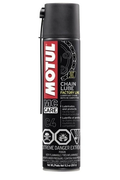 Motul C4 Zincir Yağlama Spreyi  2024 10 ay üretim