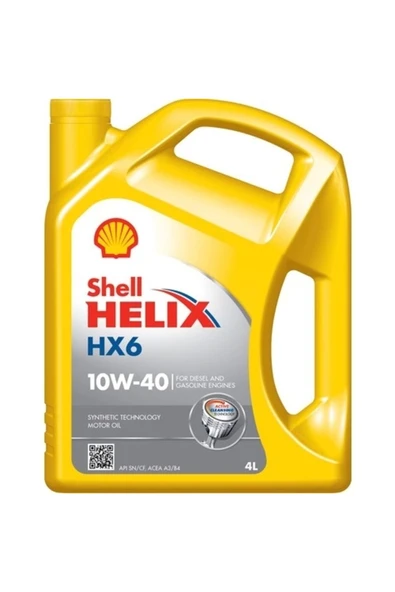 SHELL Helix Hx6 10w/40 4 Litre 2025