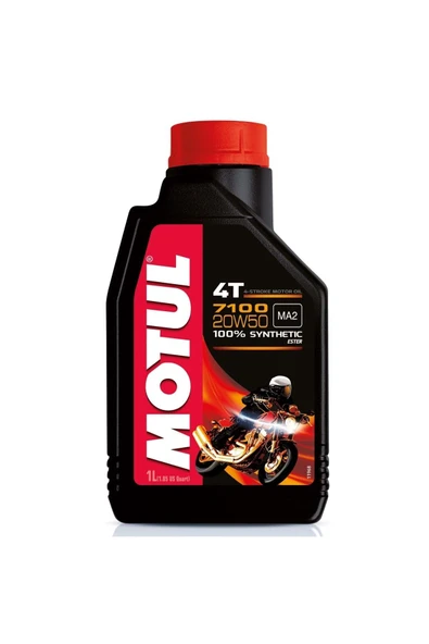 Motul 7100 20w50 Motosiklet Motor Yağı Tam Sentetik 4t 1 Litre