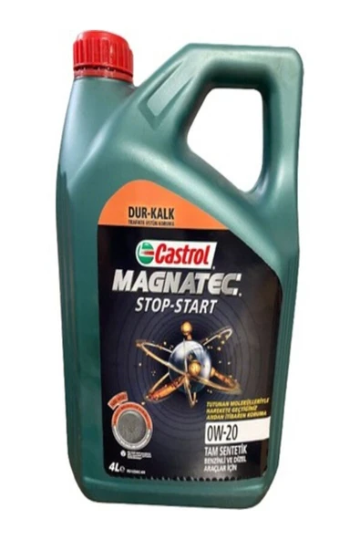 CASTROL Magnatec 0W-20 Stop-Start Tam Sentetik 4 Litre Motor Yağı