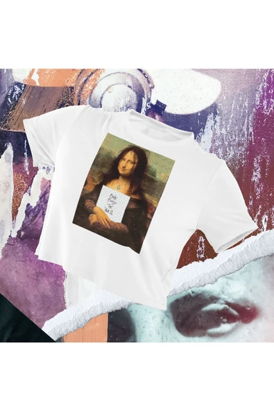 playbackmoda Crop-top Pink Floyd Baskılı Yarım Tişört - 1