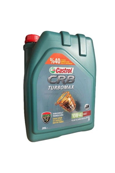 CASTROL Crb Turbomax 10w40 Motor Yağı 20 Litre 2020 Üretim