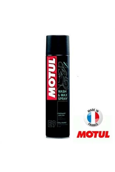 Motul E9 Wash & Wax Hızlı Sprey Temizleyici Cila 400ml