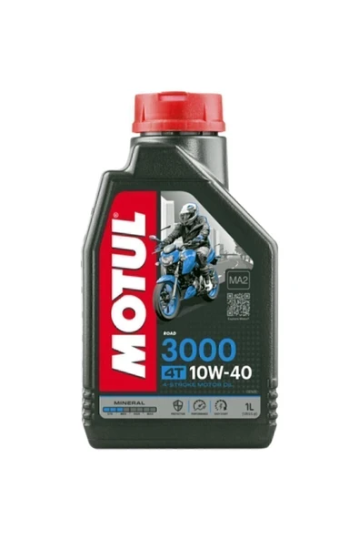 Motul 3000 10w40 4t Mineral Motosiklet Motor Yağı Yeni Üretim