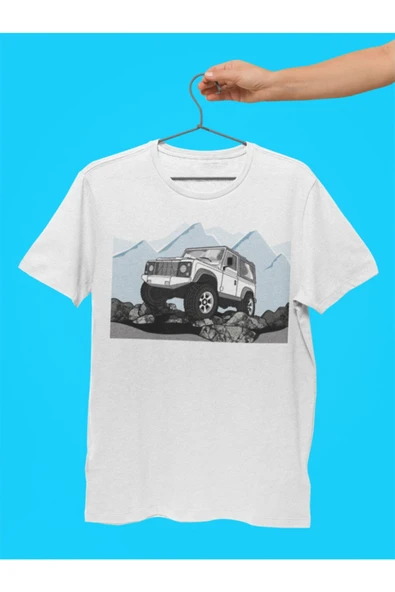 playbackmoda LAND ROVER , DEFENDER , BEYAZ , ARAZİ , BASKILI TİŞÖRT ürün görseli