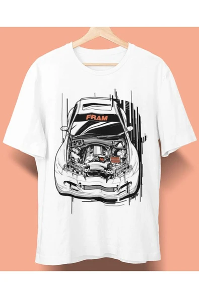 playbackmoda Owersize Tasarım Bmw Desen Baskılı Tişört ürün görseli