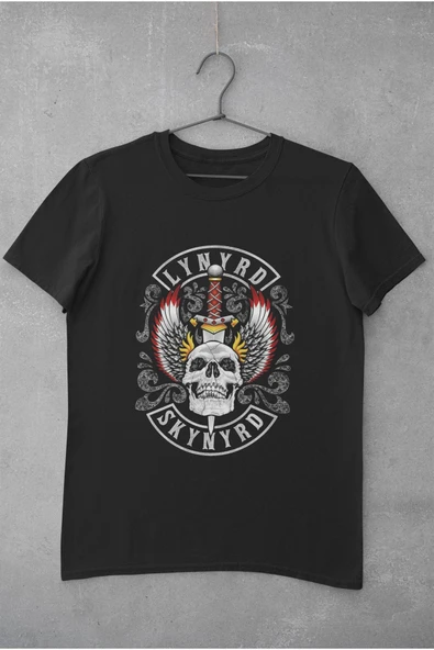 playbackmoda Oversize Lynyard Kurukafa Tasarım Baskılı Oversize Tişört ürün görseli