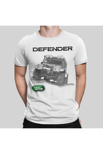 playbackmoda LAND ROVER , DEFENDER , LOGO , SİYAH , BASKILI TİŞÖRT ürün görseli