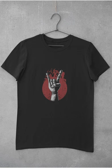 playbackmoda Oversize Metal Tasarım Baskılı Oversize Tişört ürün görseli