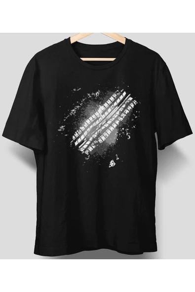 playbackmoda Owersize Tasarım Off Road Lastik Izi Baskılı Tişört ürün görseli