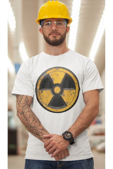 playbackmoda Oversize Renkli Radyoaktif Logo Baskılı Oversize Tişört - Resim 2