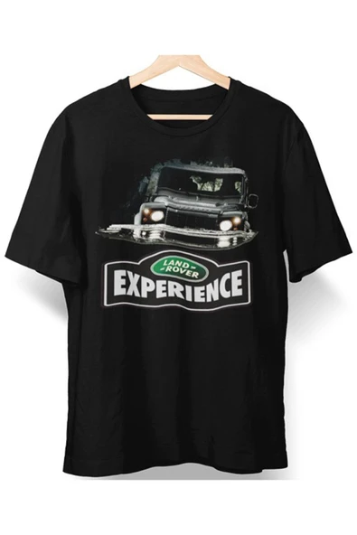 playbackmoda Owersize Tasarım Land Rover Defender Baskılı Tişört - 1
